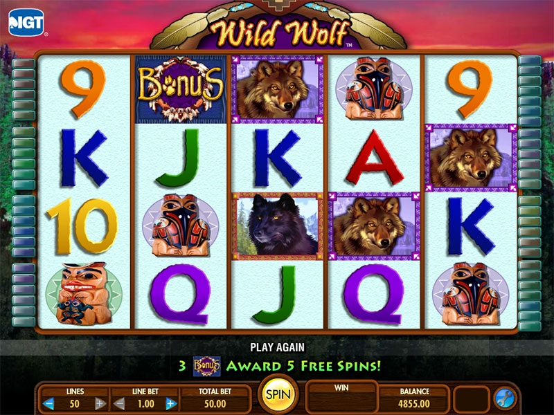 Free Slot Machine Wild Wolf