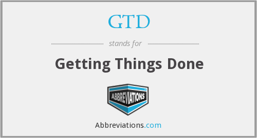 What Does Gtd Stand For Poker